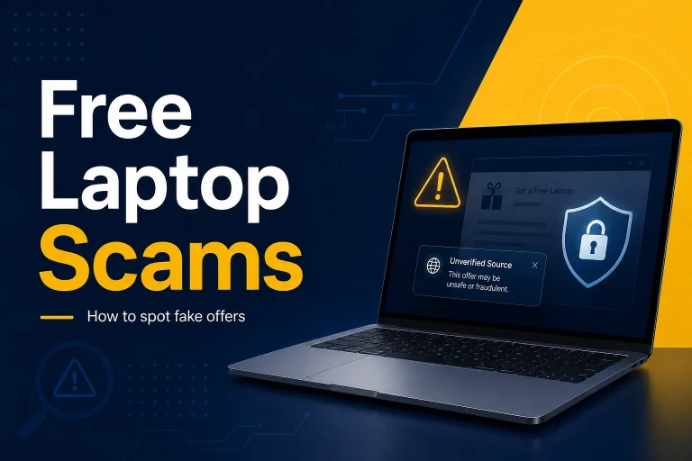 Free laptop scams
